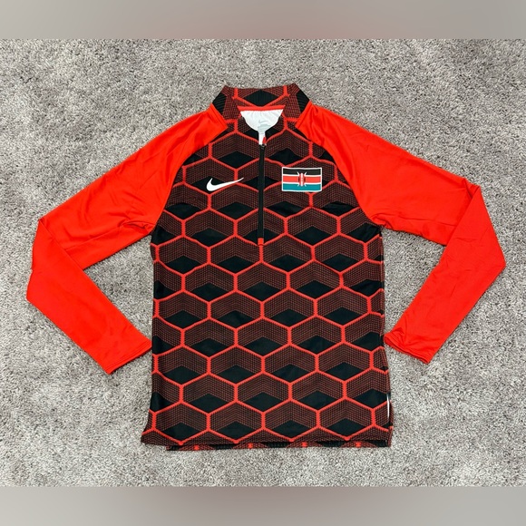 Nike Other - RARE Nike Kenya Pro Elite 1/2 ZIP Running Top CI8845-xxx Mens Size Small